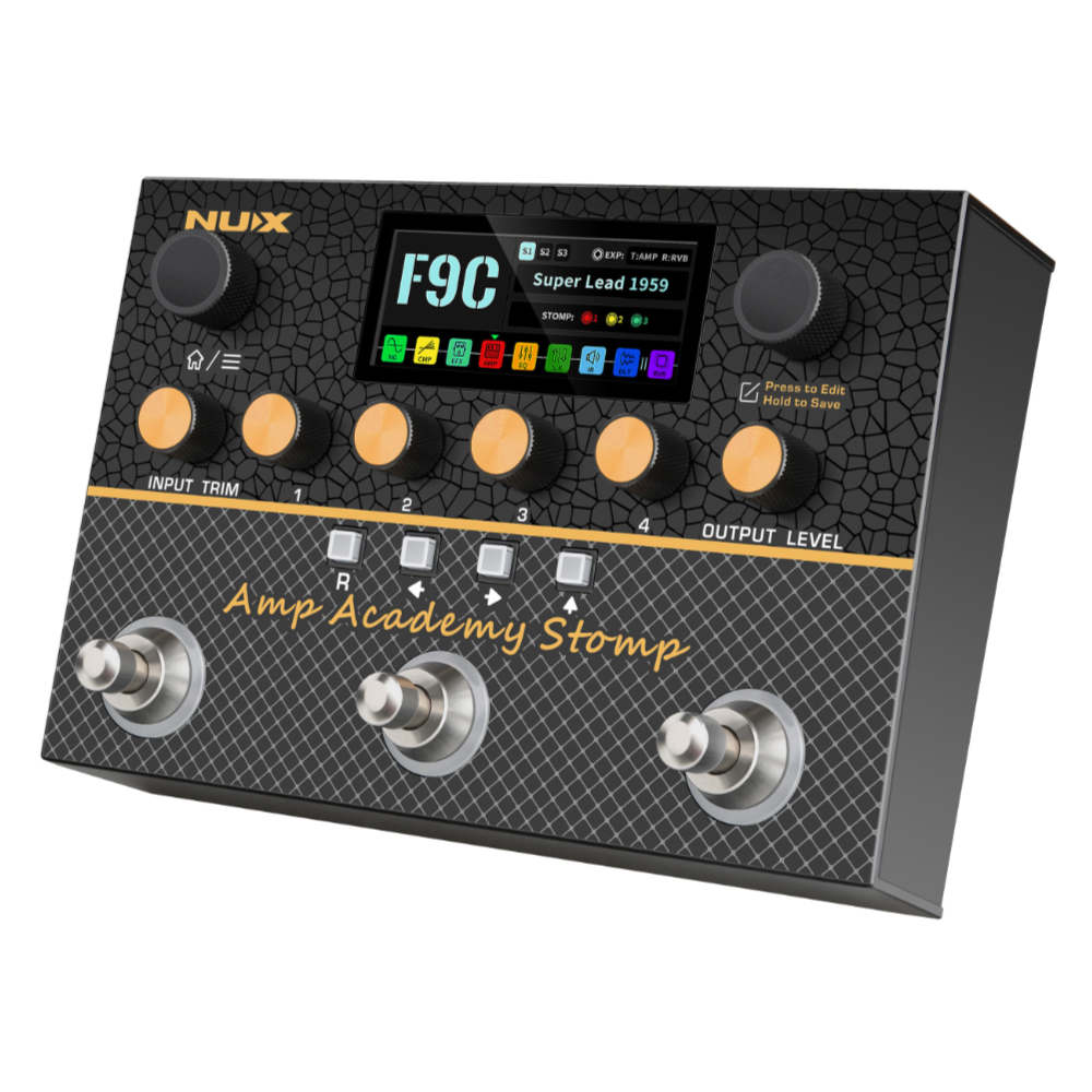 NUXからアンプモデラー「Amp Academy Stomp」が登場。