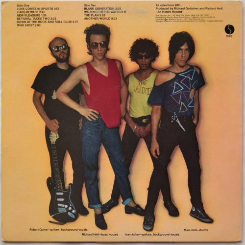 希少❗️ 【Blank Generation Revisited】ロックンロール 希少