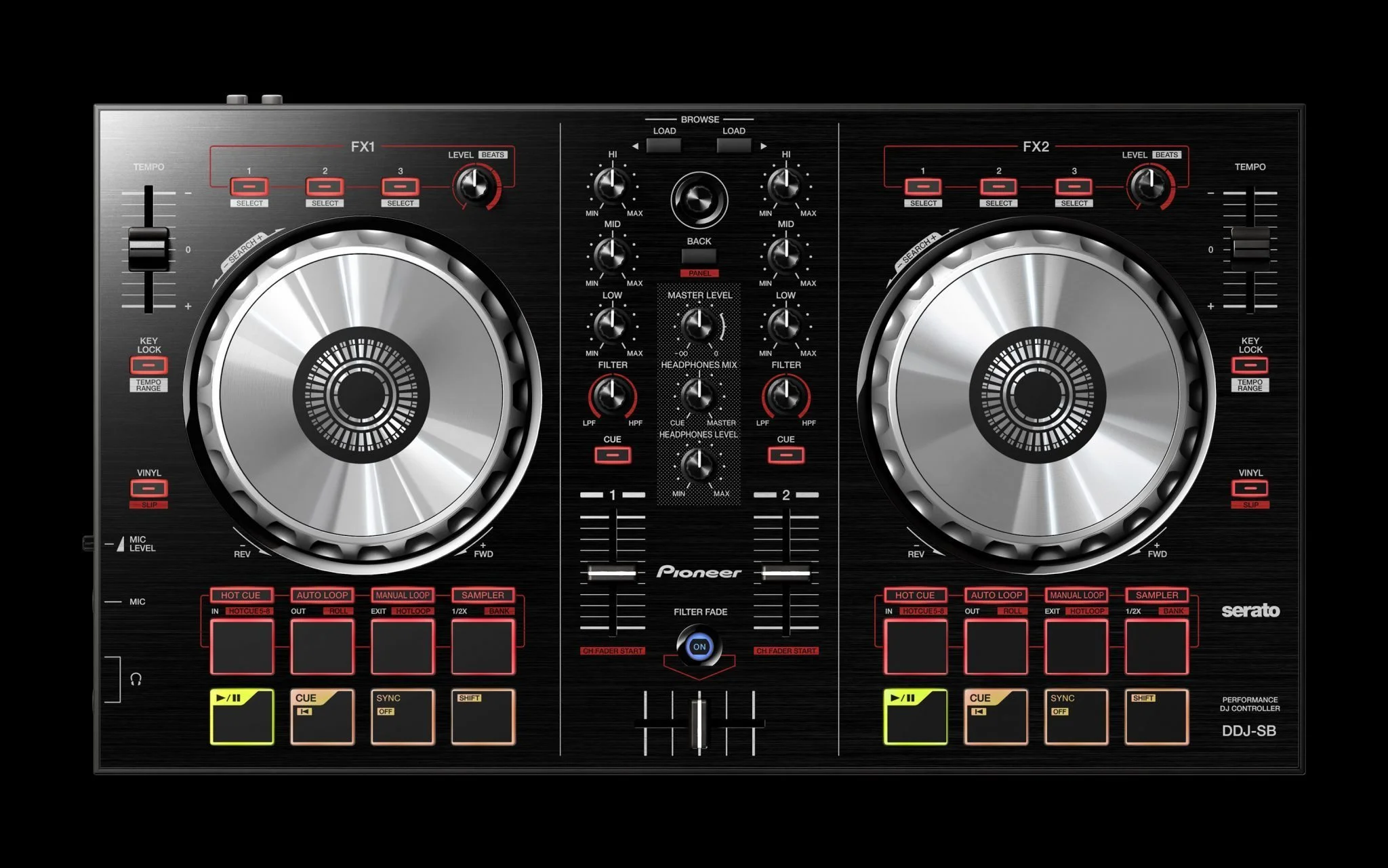 Pioneer DDJ-SB controller — premium brand at a budget price