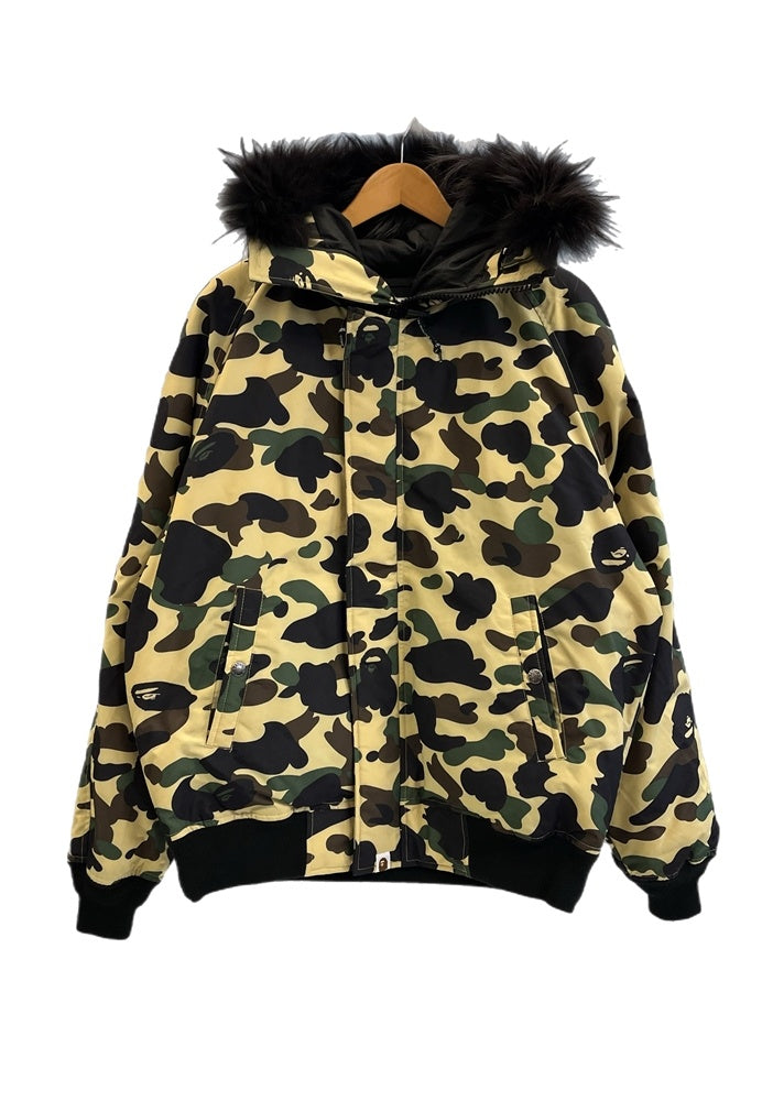 ア ベイシング エイプ A BATHING APE 1st CAMO FUR DOWN 1st カモ