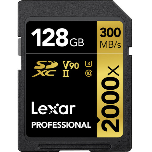Dodd Camera - LEXAR PRO 2000X UHS-II SDHC/SDXC Memory Card - 128GB