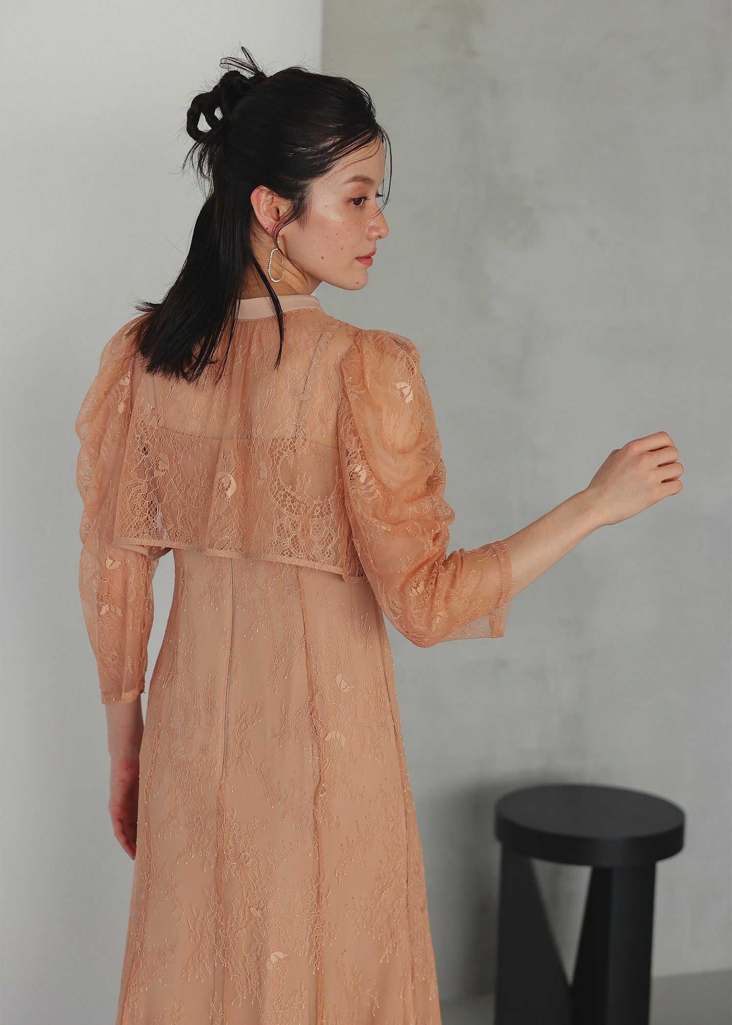 ボレロレイヤードレースドレス|DorryDoll