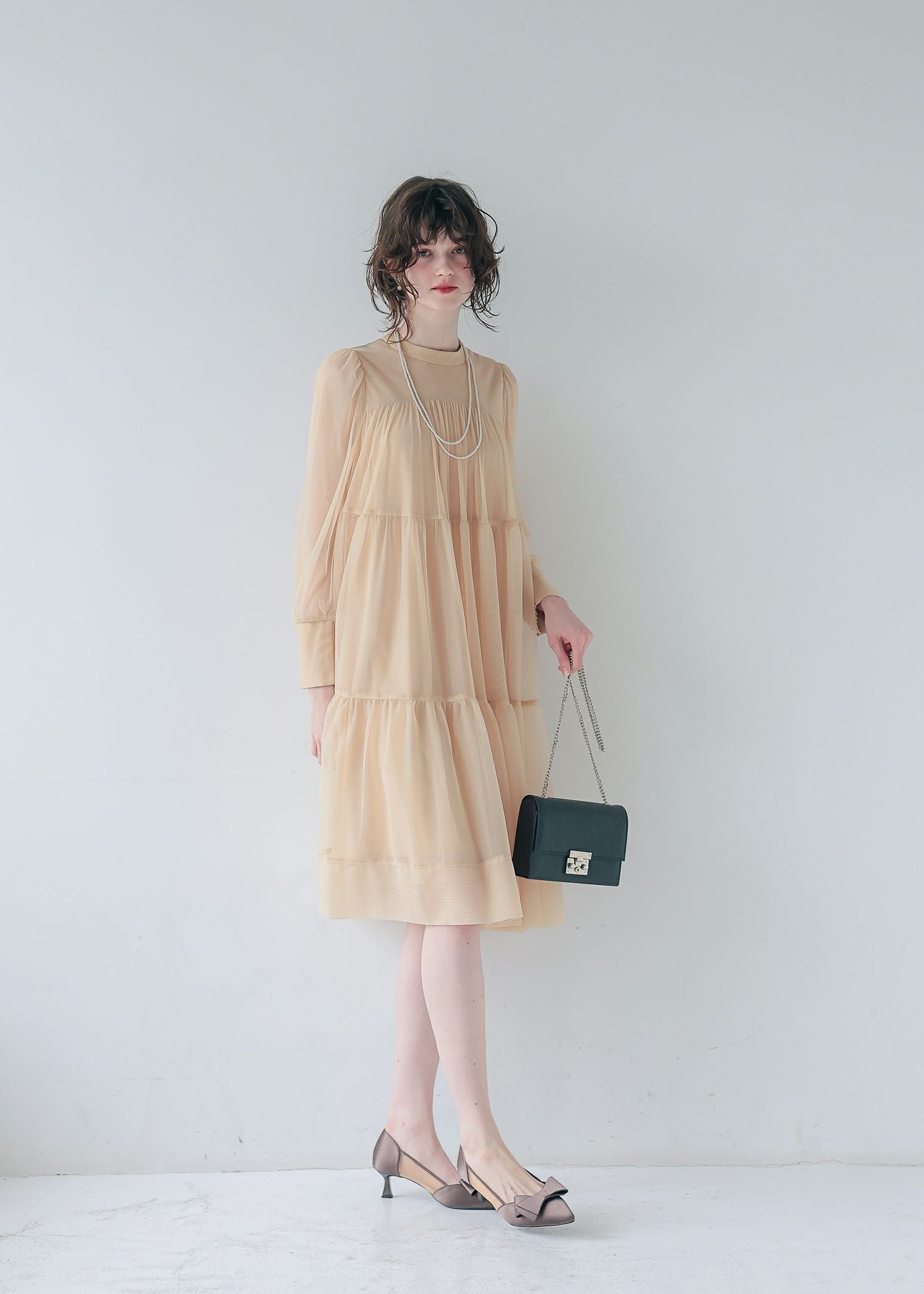 ティアードAラインドレス｜Dorry Doll