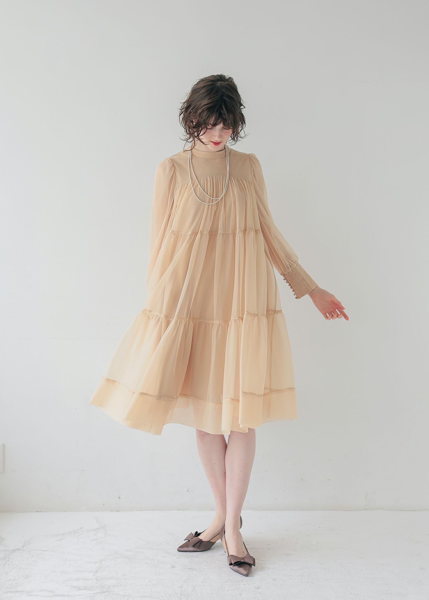 ティアードAラインドレス｜Dorry Doll