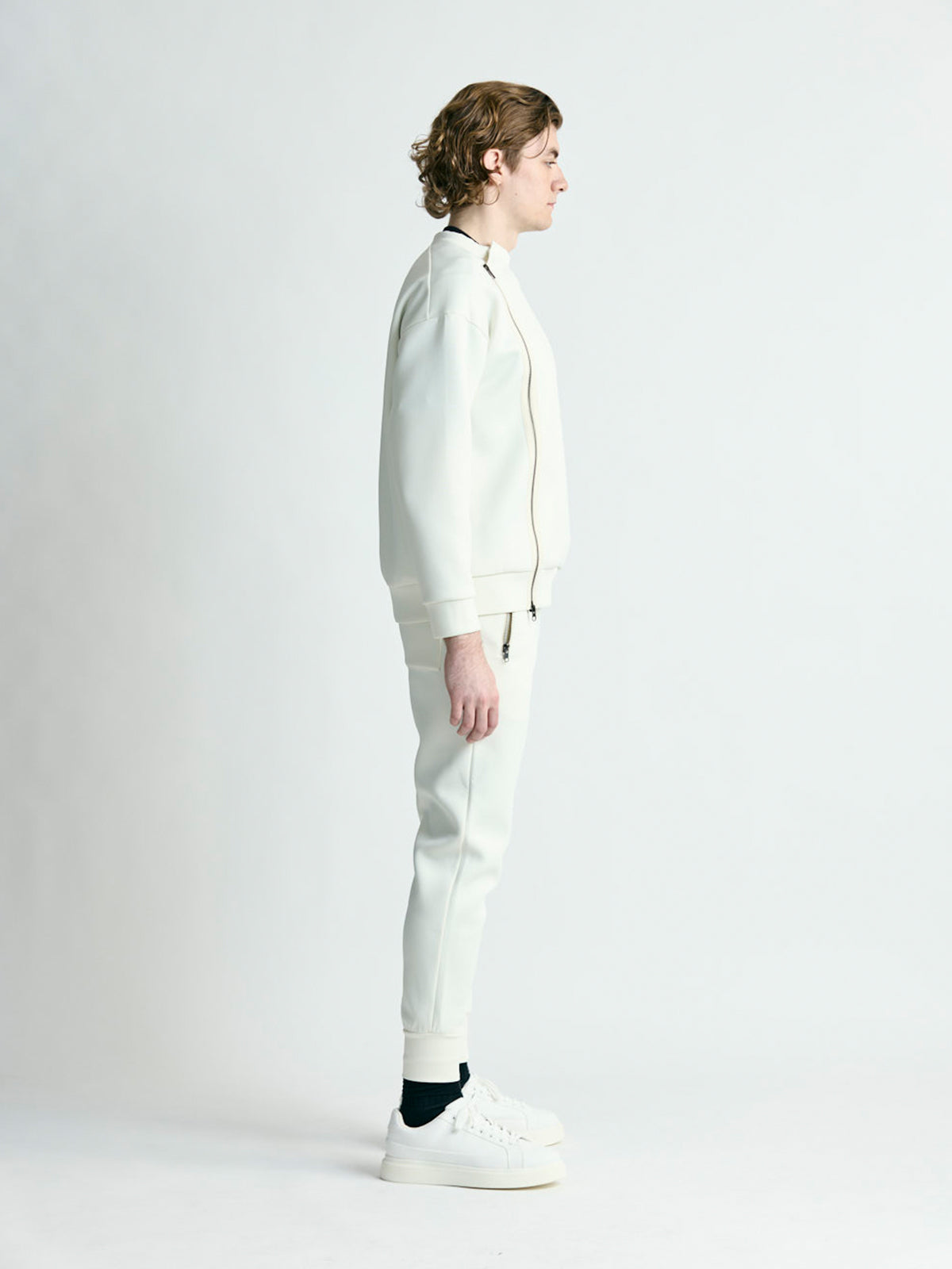 段ボールスウェット サイドジップ開きトレーナー – Doux Avenir ドゥ