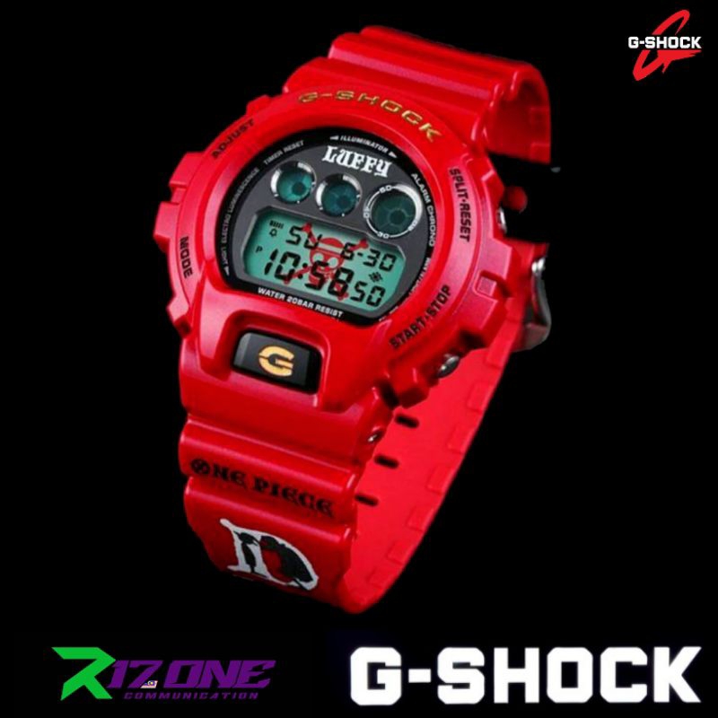 ORIGINAL G-SHOCK DW-6900FS / ONE PIECE / LUFFY / RED / N.O.S.