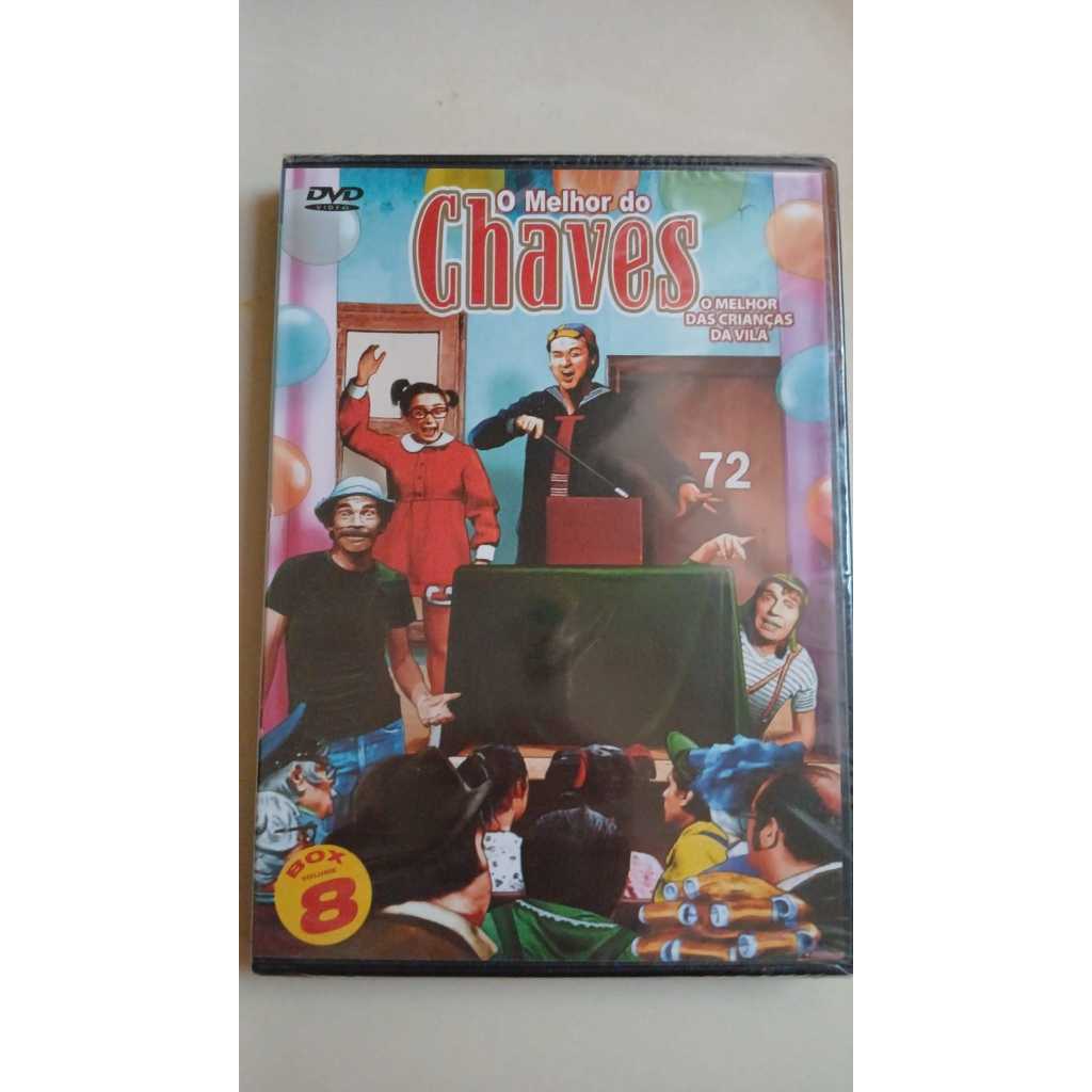 DVD O MELHOR DO CHAVES VOLUME 8 ORIGINAL LACRADO | Shopee Brasil