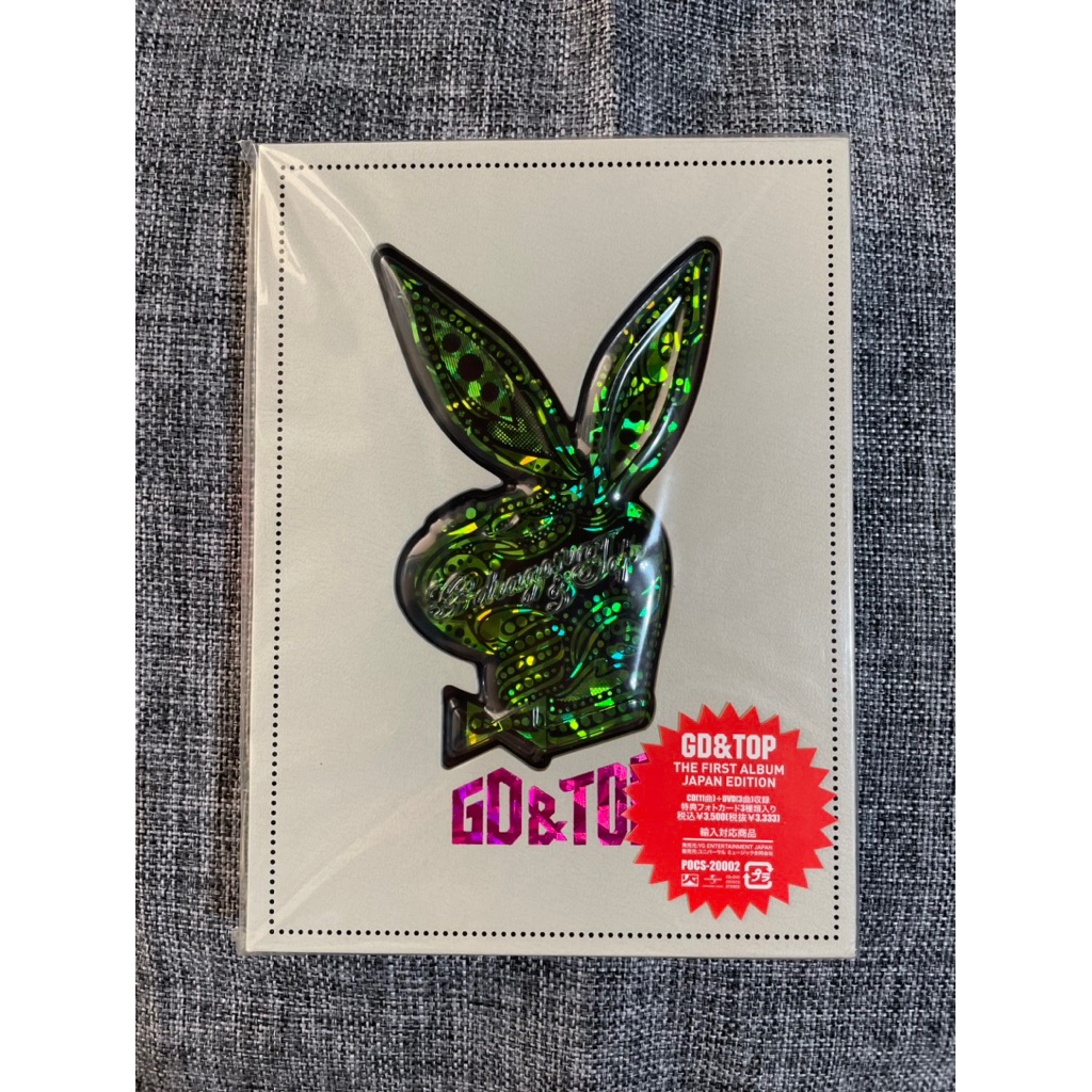 GD&TOP 1st Album CD+DVD 兔子專日本進口版GD G-Dragon 權志龍BIGBANG