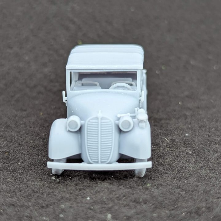 3D Printable Tatra 57k “Hadimska” - opened and closed (Czech, WW2