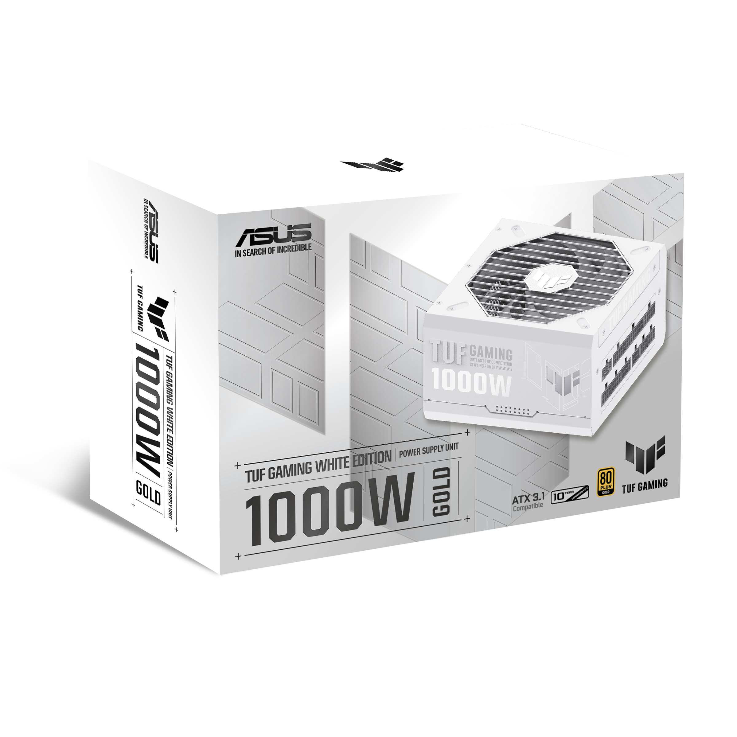 TUF Gaming 1000W Gold White Edition | Power Supply Units