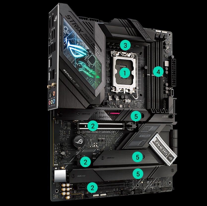 ROG STRIX Z690-F GAMING WIFI | ROG Strix | Gaming Motherboards