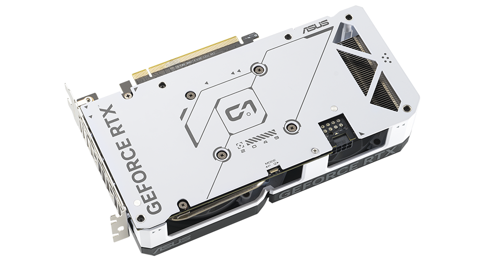 ASUS Dual GeForce RTX™ 4060 White OC Edition 8GB GDDR6 | Graphics Card