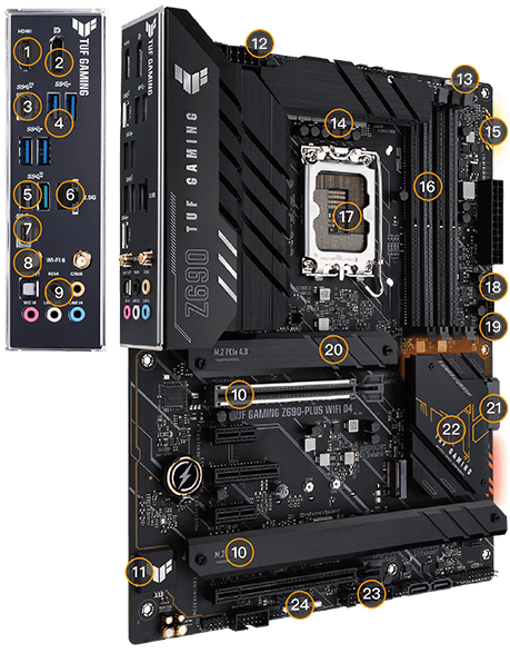 TUF GAMING Z690-PLUS WIFI D4 | Motherboards | ASUS Global