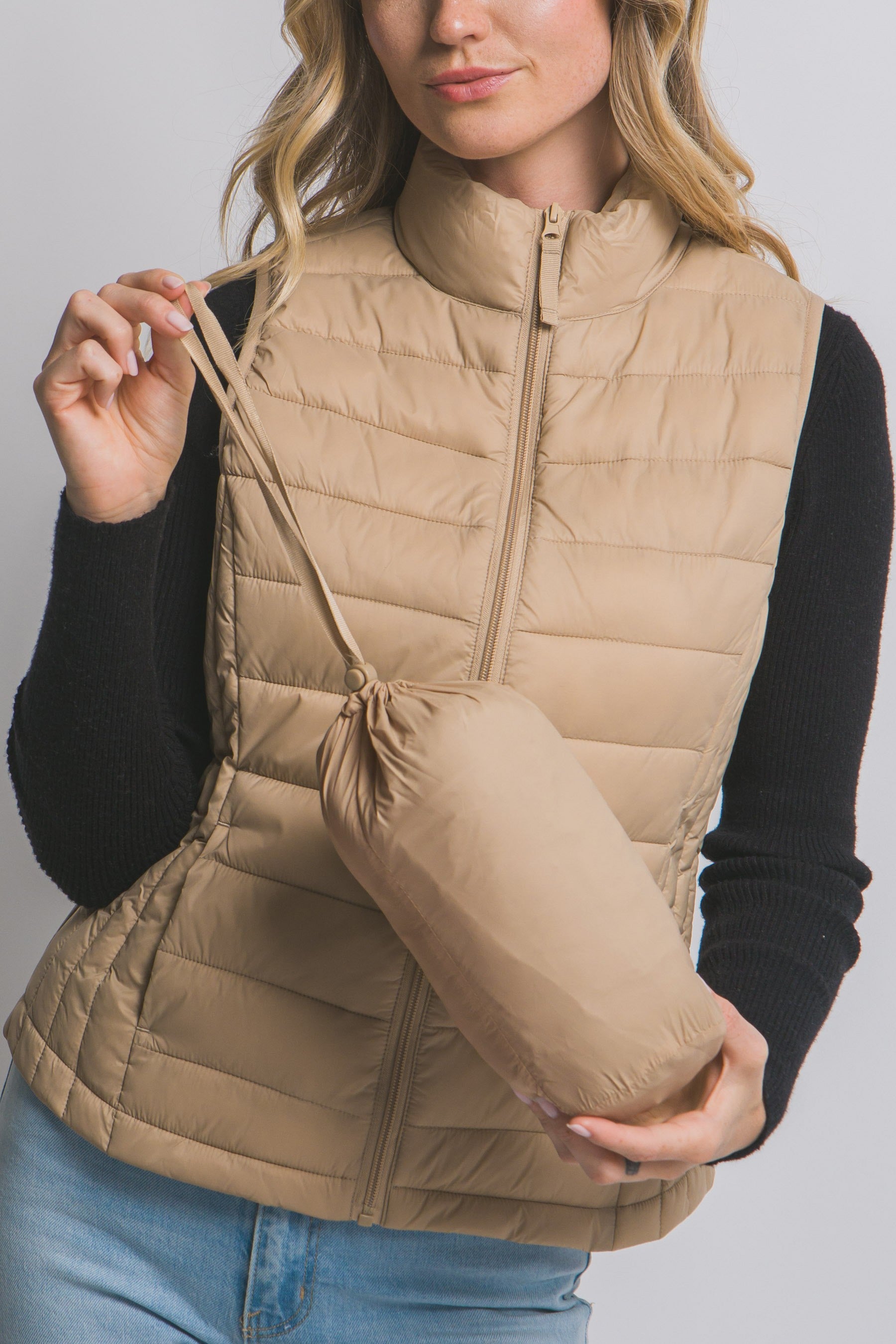 Love Tree Lightweight Down Packable Puffer Vest. – D. Lynne's Boutique