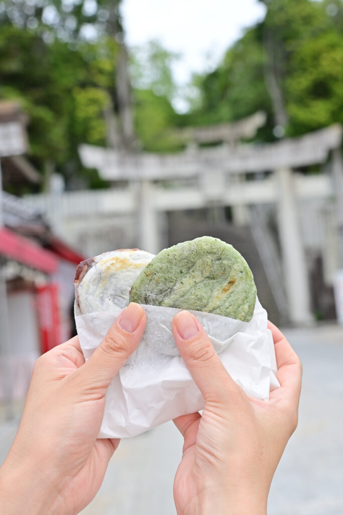 福津観光をもっと楽しく！「宮地嶽神社おさんぽマップ＆松ヶ枝餅マップ