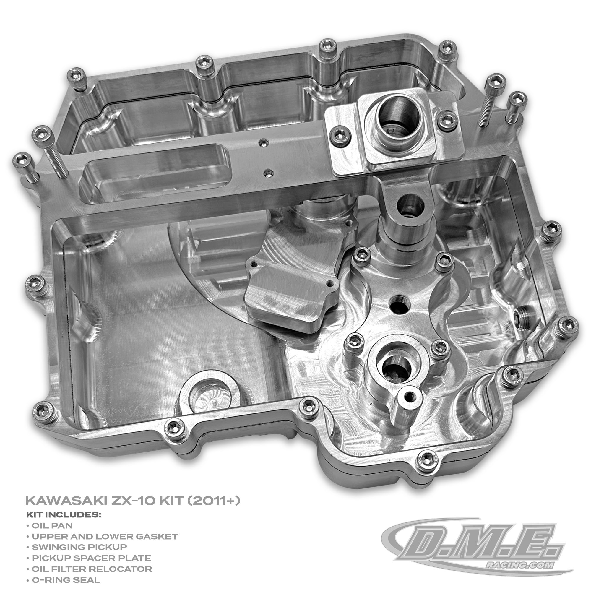 Kawasaki ZX10R Billet Oil Pan - DME Racing