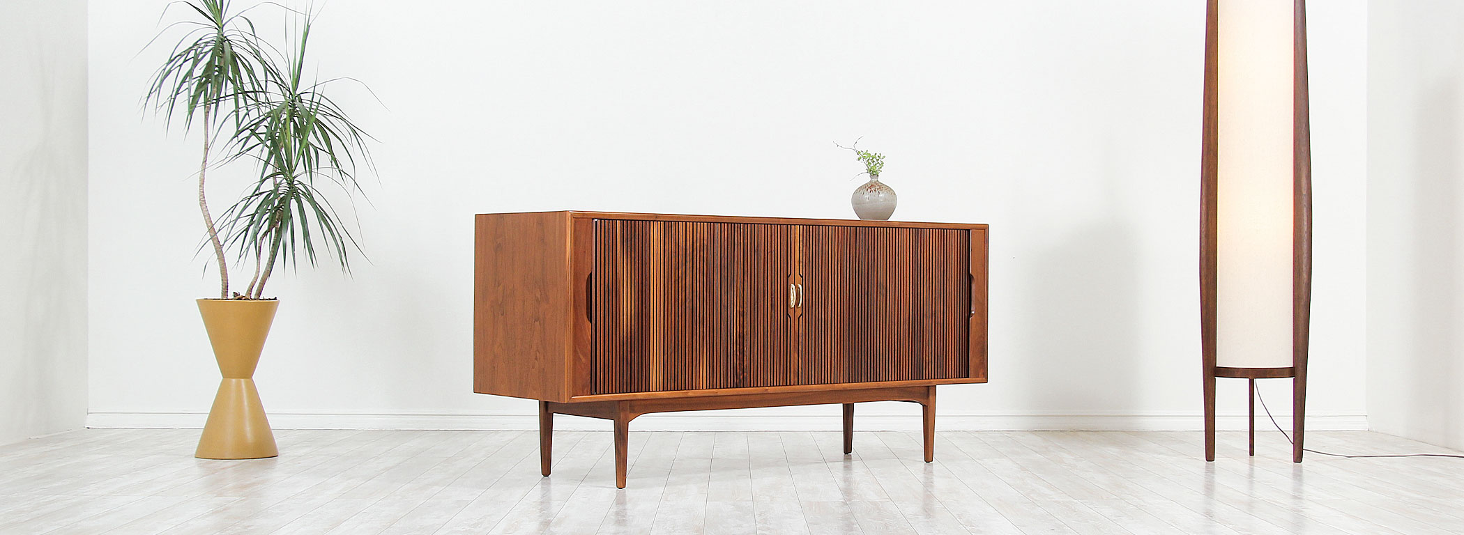 Kipp Stewart ”Declaration” Tambour-Door Credenza for Drexel