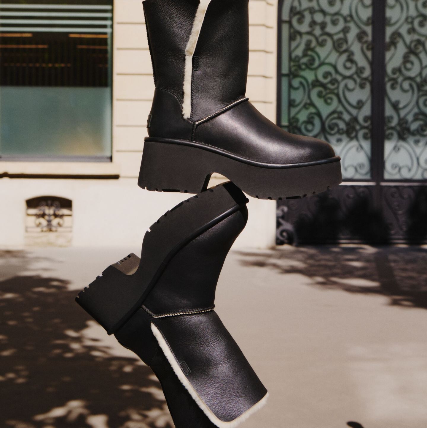 UGG® Classic Esmee Leather Boot for Women | UGG® Sweden