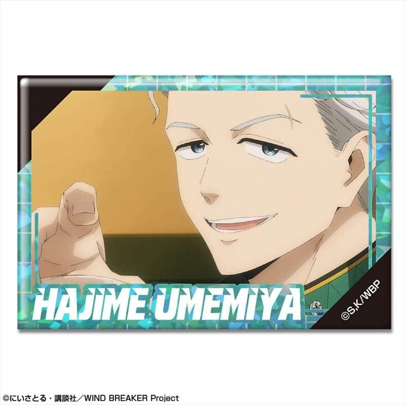 ウィンドブレイカー (ウィンブレ) ホログラム缶バッジ デザイン18(梅宮