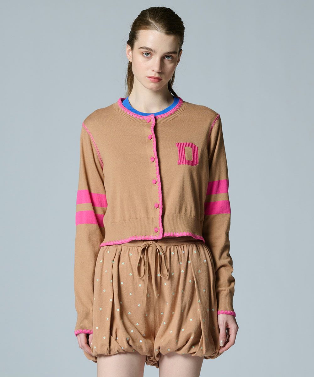DSC / Dロゴニットカーディガン TOPS Night STORE | ダブル