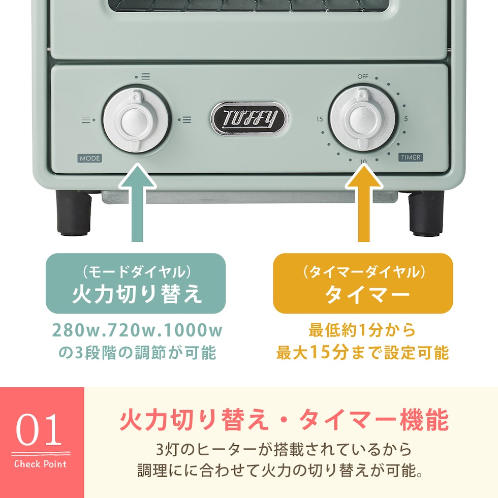 dショッピング |トフィー オーブントースター ANTIQUE RED