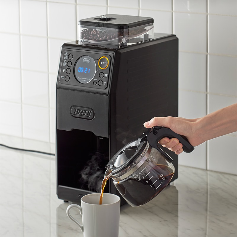 dショッピング |Toffy トフィー 全自動ミル付カスタムドリップコーヒー