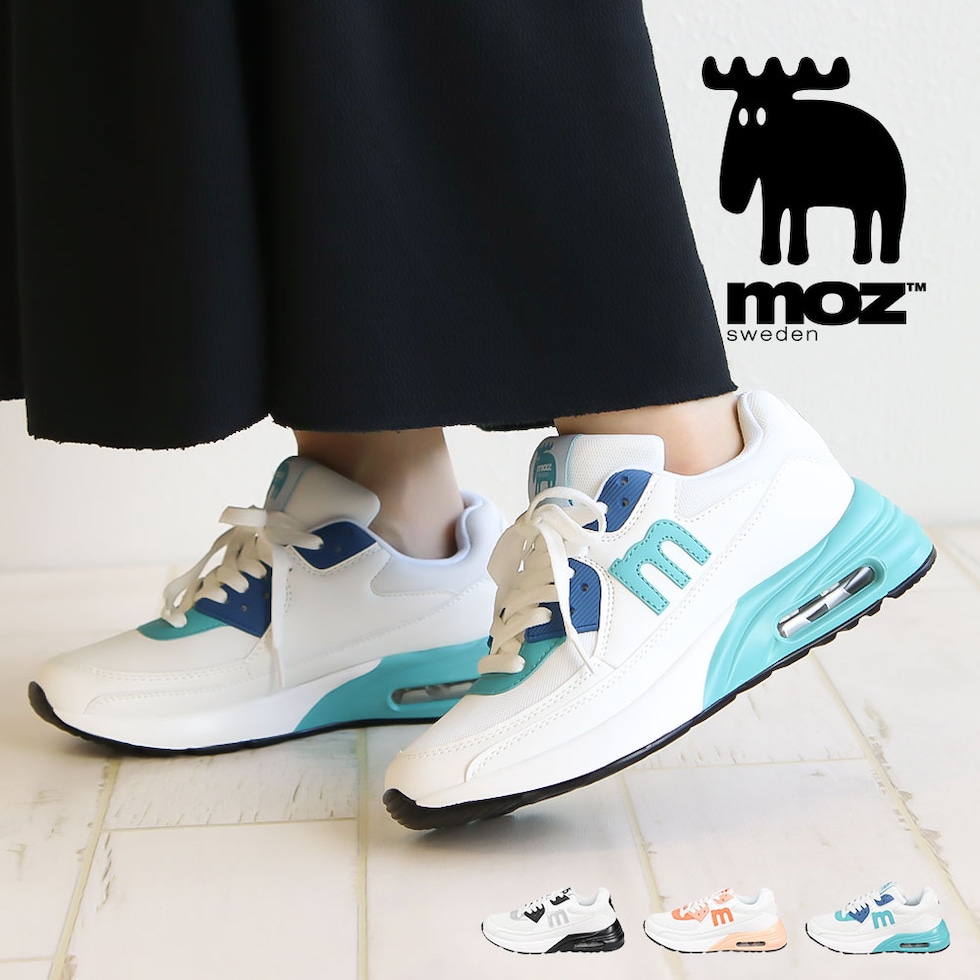 dショッピング |moz スニーカー レディース 厚底 エアーソール