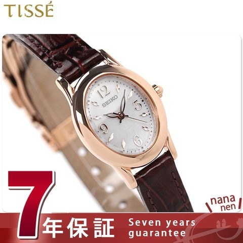 dショッピング |セイコー 腕時計 レディース ソーラー 革ベルト