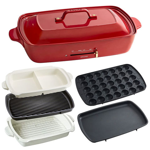 dショッピング |SALE ブルーノ ホットプレート グランデサイズ 本体＆5