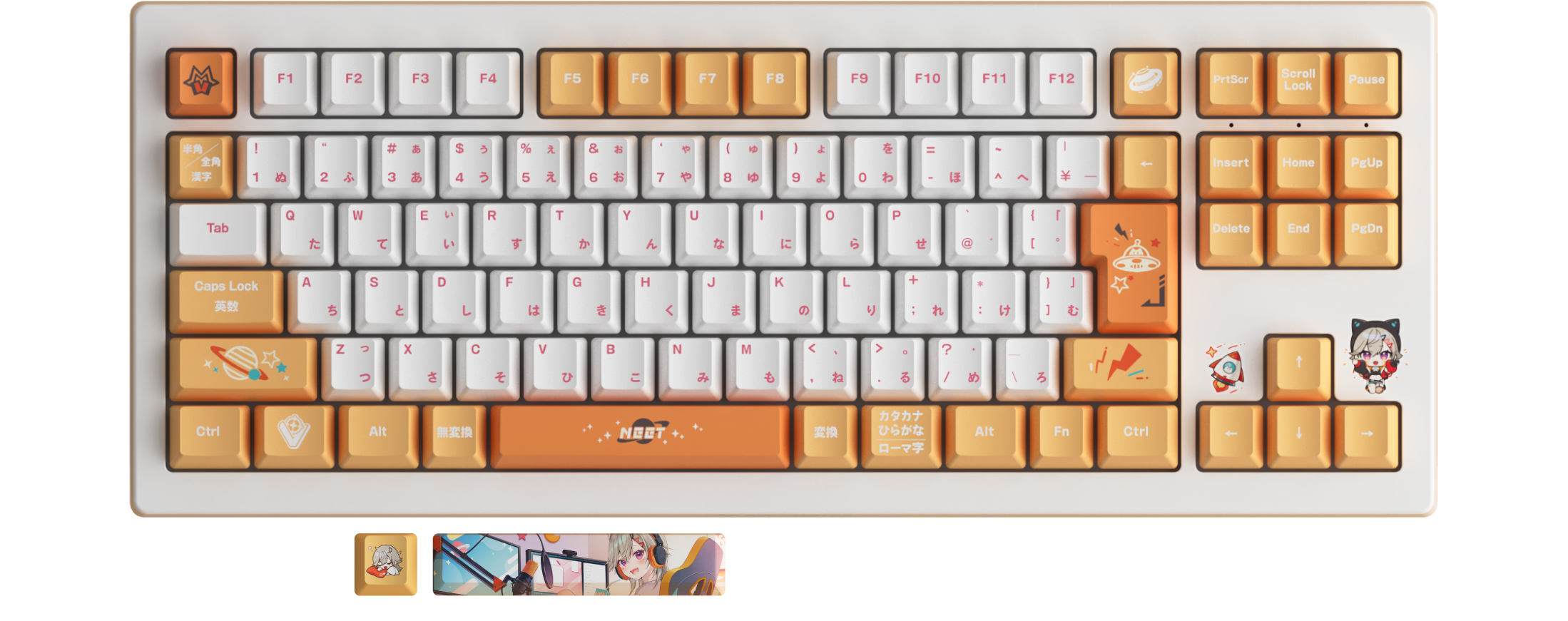 ぶいすぽっ！ VSPO ゲーミングキーボード 小森めとEDITION ぶいすぽっ ぶ