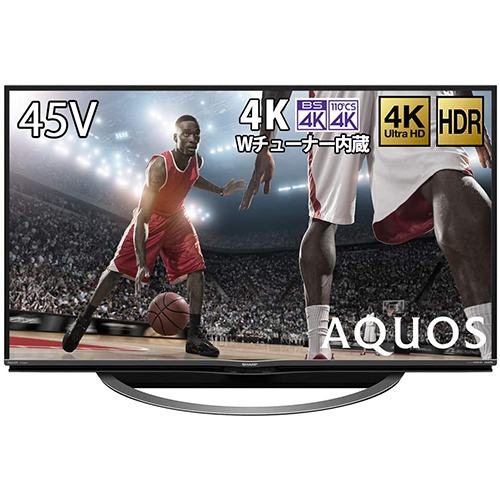 SHARP 45V型 4K 液晶テレビ AQUOS HDR対応 4T-C45AL1 ｜ドローンのこと