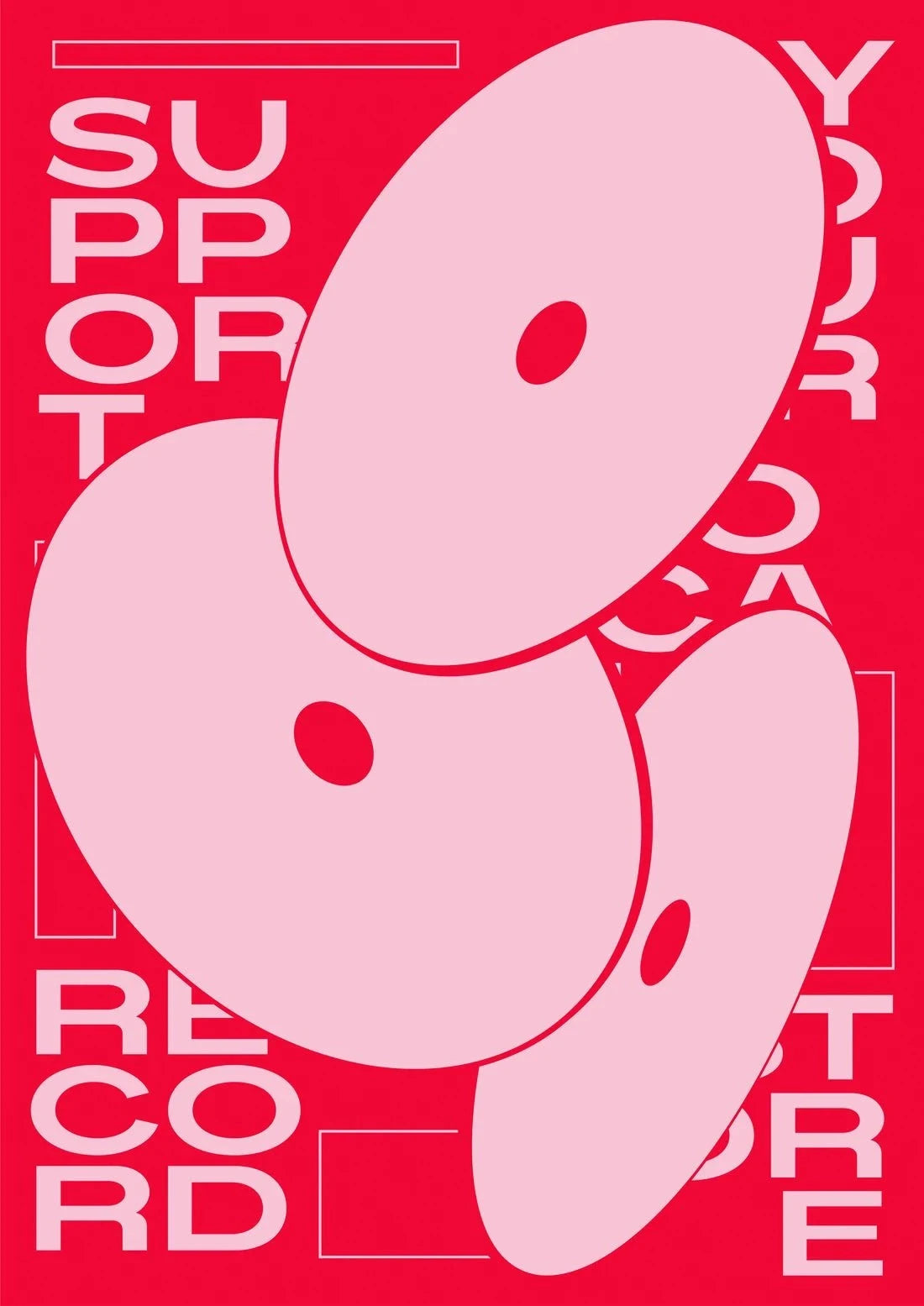 Support Your Local Record Store - Print by Jérôme Bizien | DROOL Art