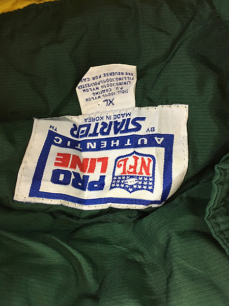 最終売り尽し】古着 90s STARTER NFL Green Bay Packers パッカーズ