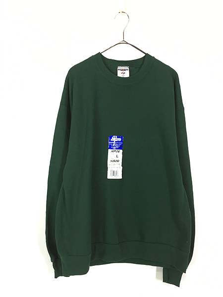 Deadstock」 古着 90s USA製 Jerzees 無地 ソリッド セットイン