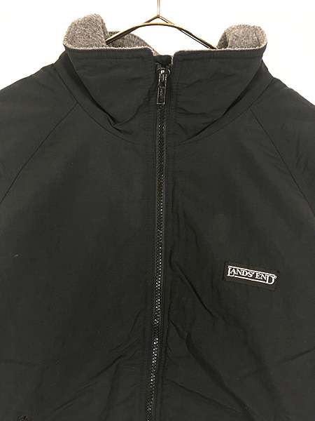 古着 90s USA製 LANDS' END 「Squall Jacket」 フリース ライナー