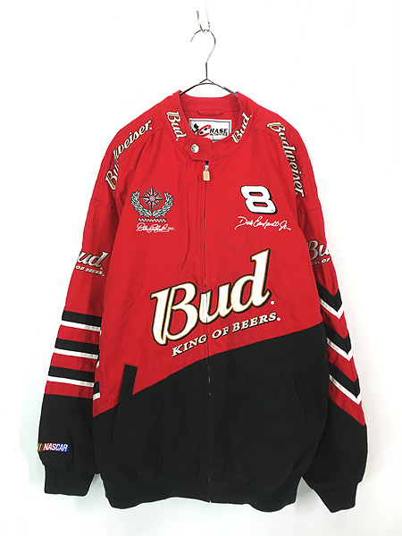 古着 90s CHASE 「Budweiser」 バドワイザー 企業 刺しゅう レーシング