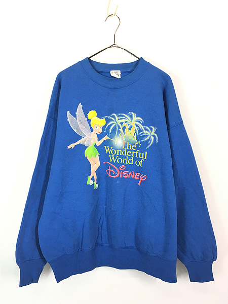 古着 90s USA製 Disney Tinkerbell ティンカーベル スウェット