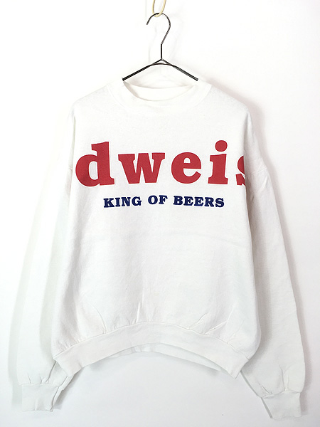 古着 90s Budweiser バドワイザー ビール 企業 特大 プリント