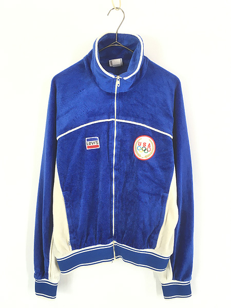 古着 80s USA製 Levi's ロス 五輪 オリンピック ベロア ジャージ