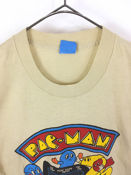 古着 80s USA製 ATARI PAC-MAN パックマン アーケード レトロ ゲーム T