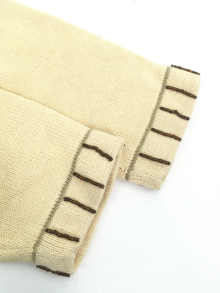 レディース 古着 90s Storybook knits きりん アニマル ビーズ