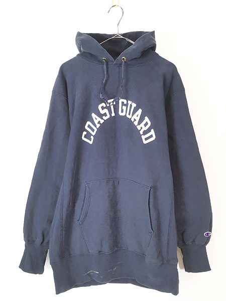 古着 90s USA製 Champion Reverse Weave 「COAST GUARD」 アーチ