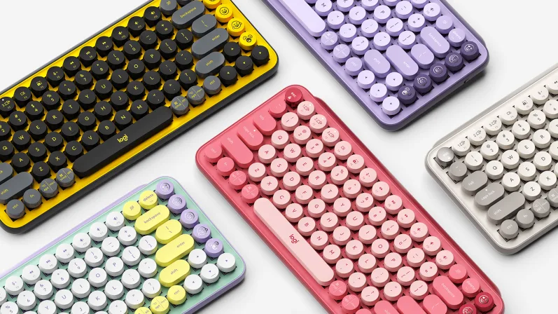 ロジクールのタイプライター風メカニカルキーボードPOP KEYSに新色