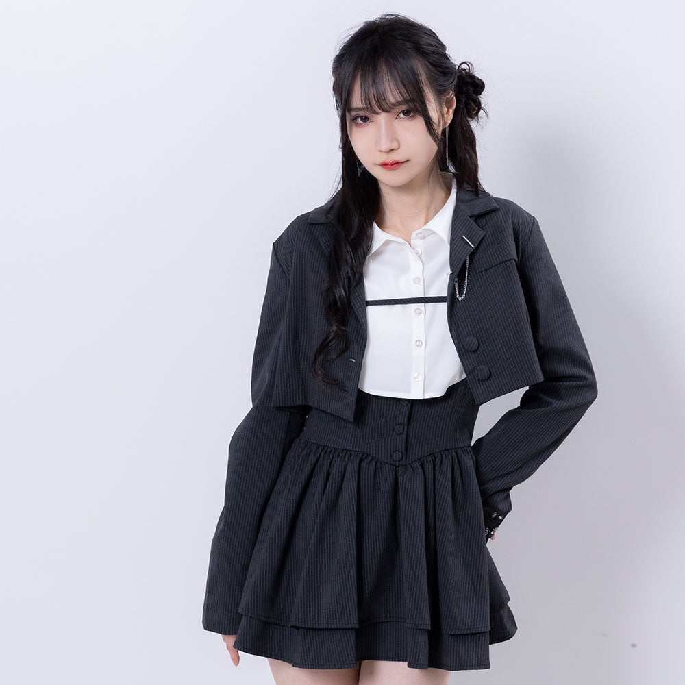 デザインホッククロップドジャケット – レディースファッション通販の