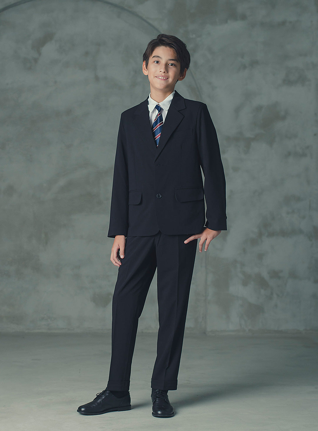 子供スーツ|キッズ向けフォーマルスーツならルカブラックウール混