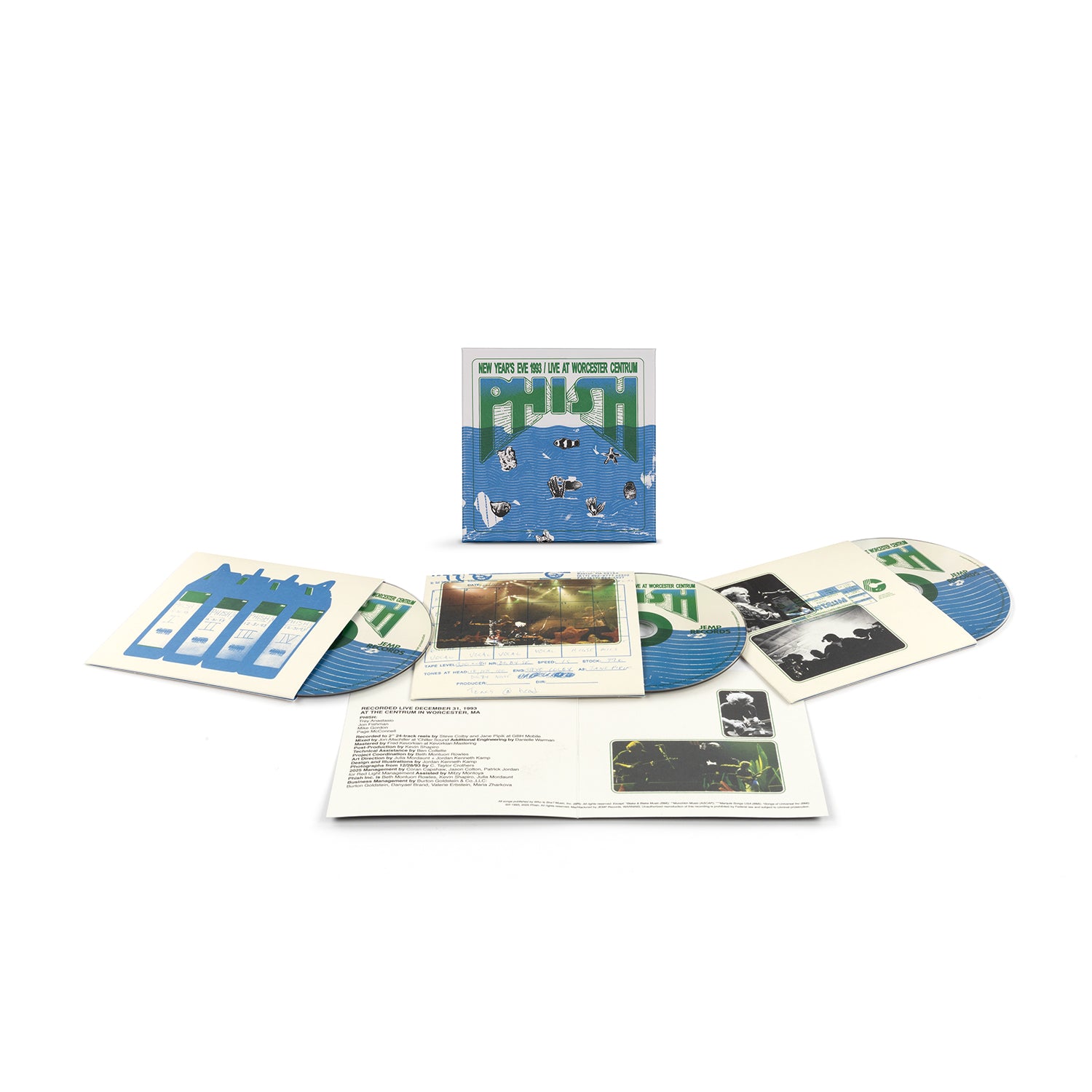 New Year's Eve 1993 Live At Worcester Centrum 3-CD Box Set – Phish