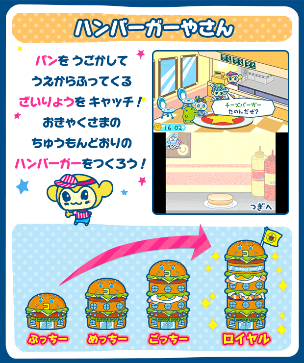 おみせ│たまごっちのプチプチおみせっち～にんきのおみせあつめました