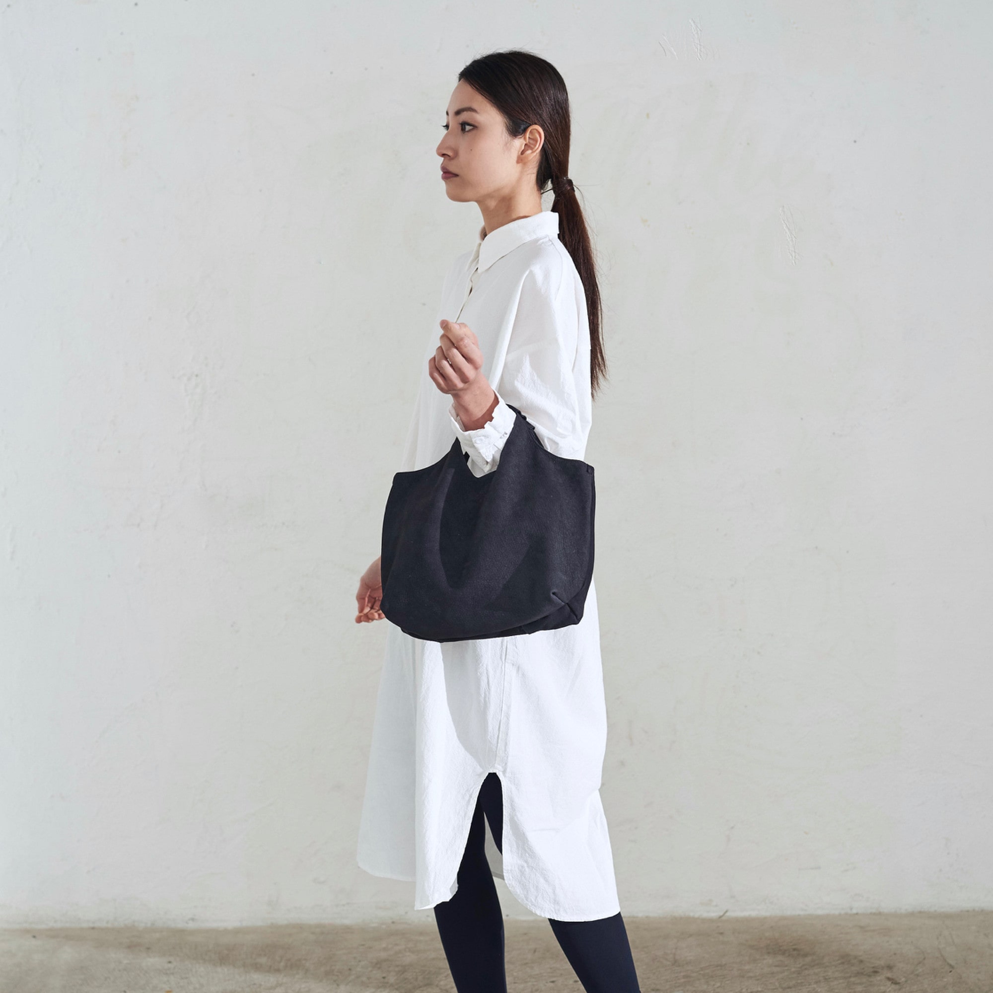 ENISICA（エニシカ） ハンドバッグ ジビエ鹿革イチシカバッグ 古墨（こ