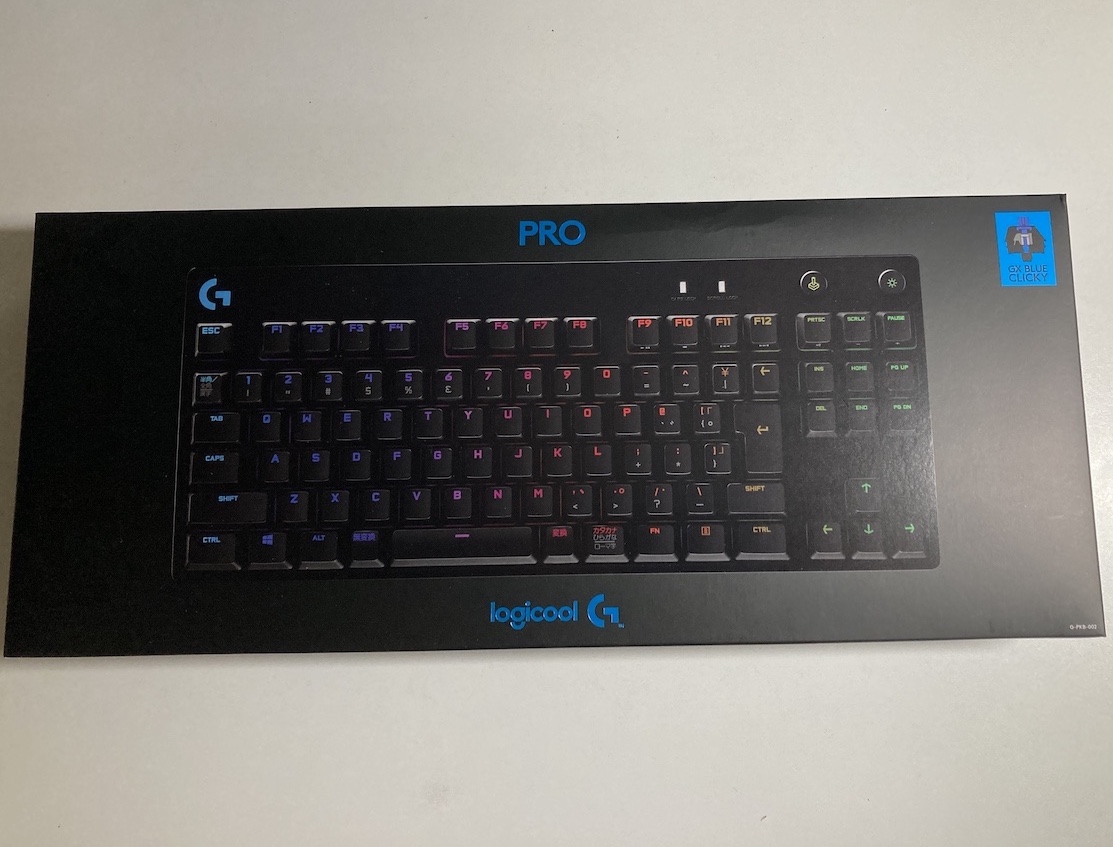 開封レビューと赤軸交換 「Logicool G PRO X」 プロゲーマー御用達の