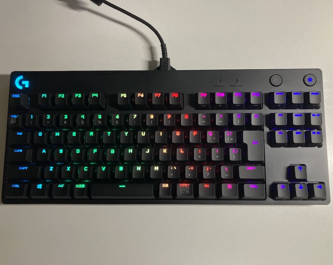 Logicool g703h gpro赤軸キーボード セット Logicool G PRO キーボード